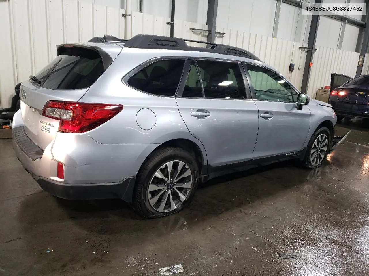 2016 Subaru Outback 2.5I Limited VIN: 4S4BSBJC8G3327452 Lot: 76039164