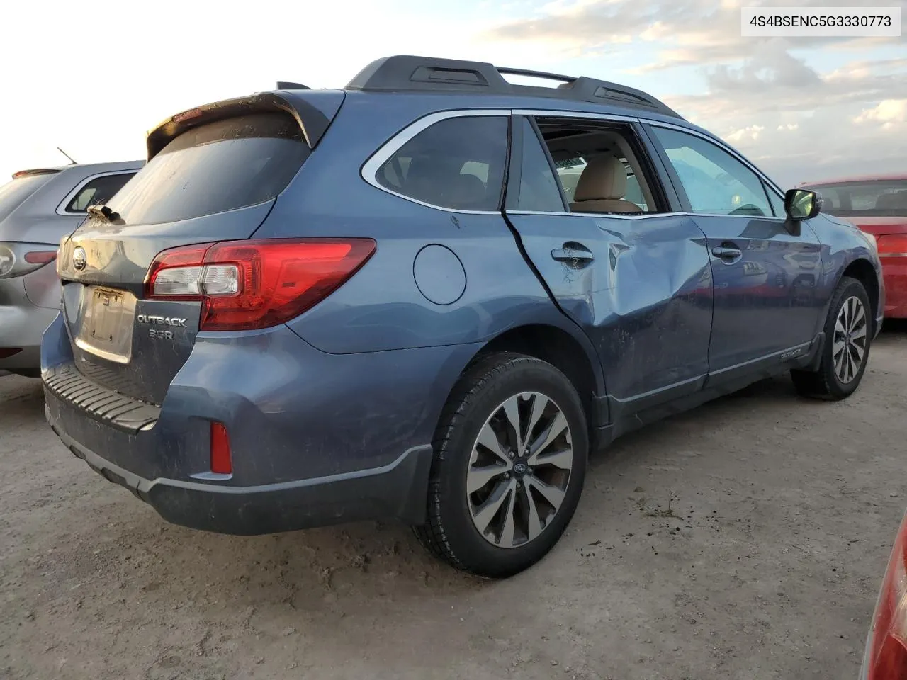 2016 Subaru Outback 3.6R Limited VIN: 4S4BSENC5G3330773 Lot: 76051014