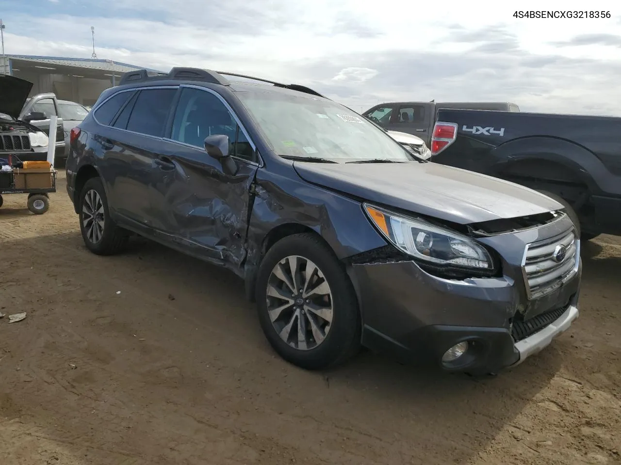 2016 Subaru Outback 3.6R Limited VIN: 4S4BSENCXG3218356 Lot: 76350804