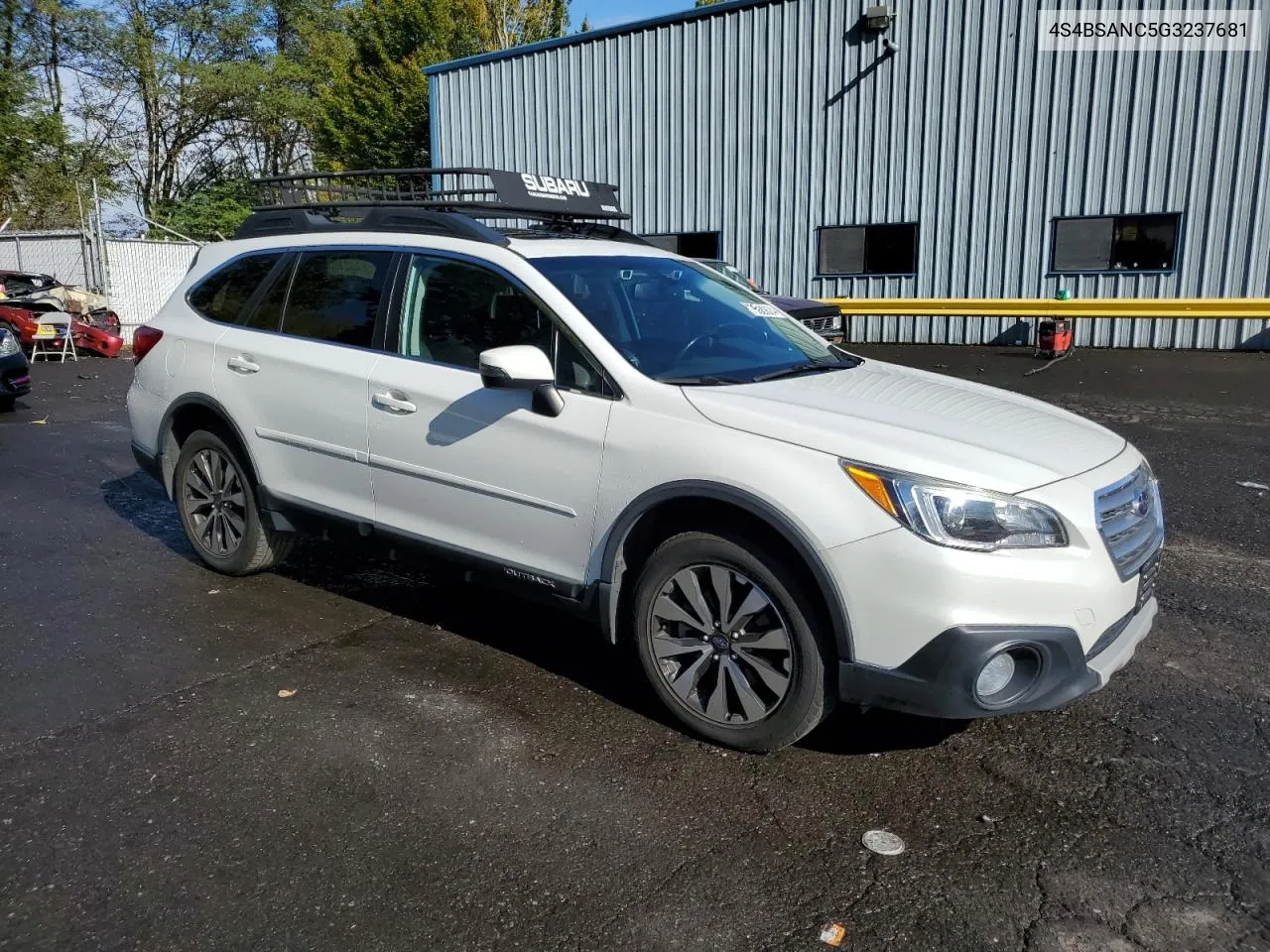 2016 Subaru Outback 2.5I Limited VIN: 4S4BSANC5G3237681 Lot: 76830624