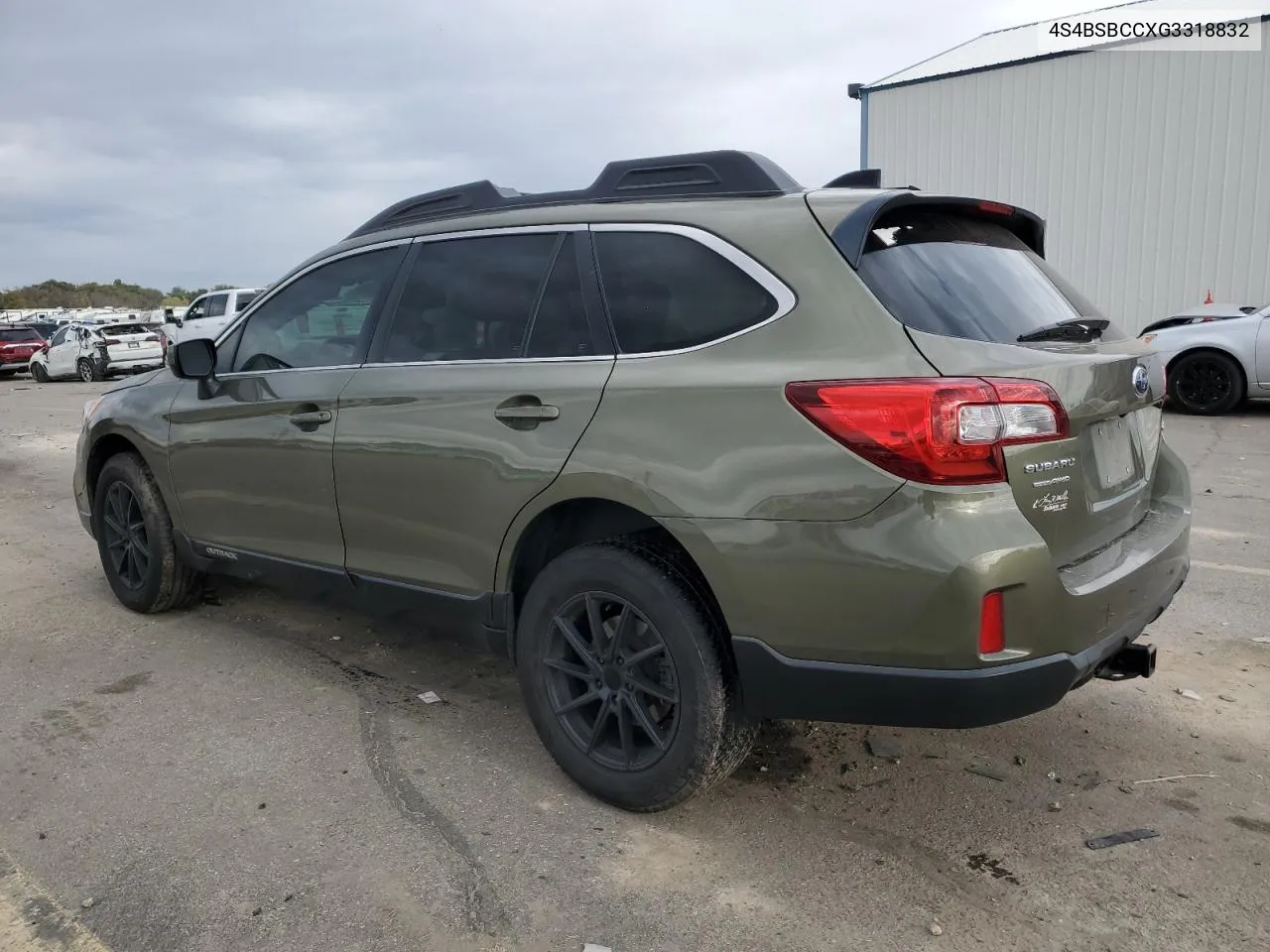 2016 Subaru Outback 2.5I Premium VIN: 4S4BSBCCXG3318832 Lot: 76881174