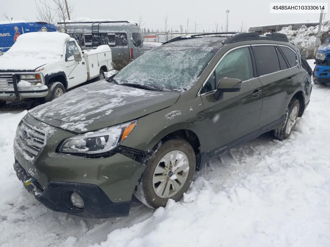 2016 Subaru Outback 2.5I Premium VIN: 4S4BSAHC1G3330614 Lot: 77145354