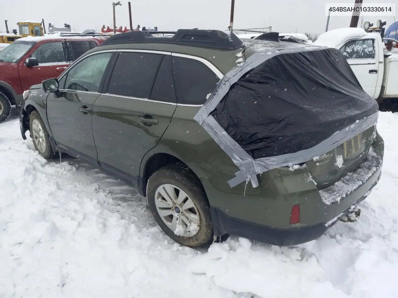 2016 Subaru Outback 2.5I Premium VIN: 4S4BSAHC1G3330614 Lot: 77145354