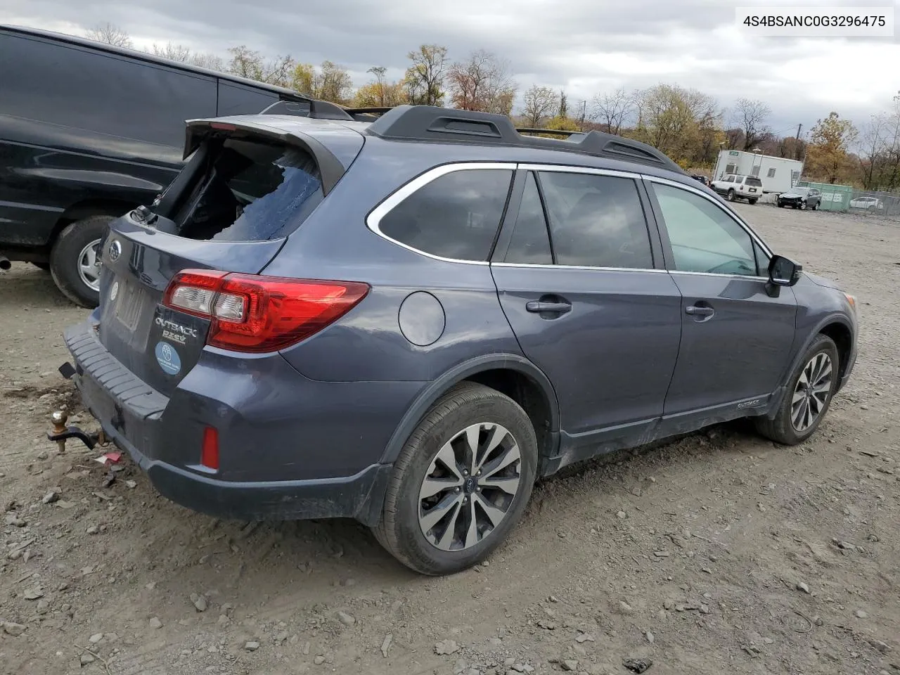 2016 Subaru Outback 2.5I Limited VIN: 4S4BSANC0G3296475 Lot: 77602344