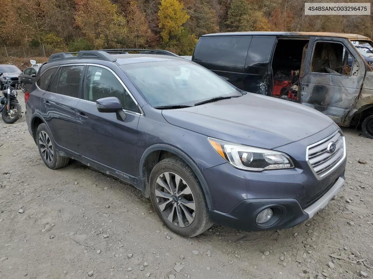 2016 Subaru Outback 2.5I Limited VIN: 4S4BSANC0G3296475 Lot: 77602344