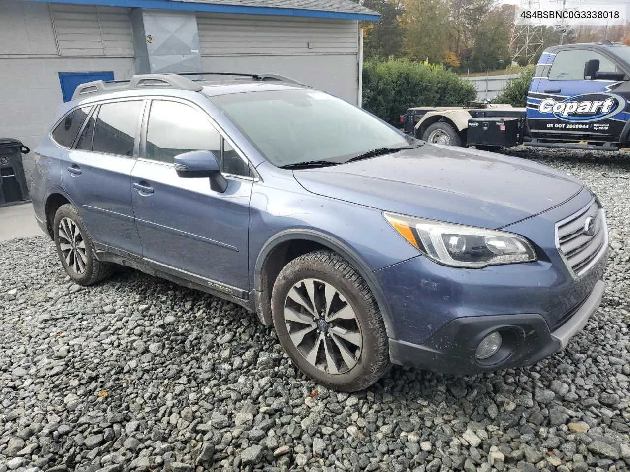 2016 Subaru Outback 2.5I Limited VIN: 4S4BSBNC0G3338018 Lot: 77770414