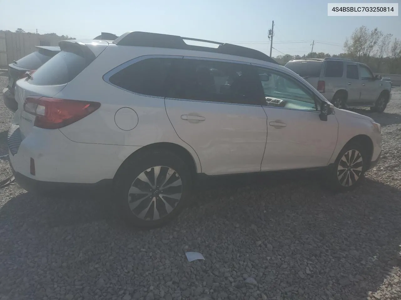 2016 Subaru Outback 2.5I Limited VIN: 4S4BSBLC7G3250814 Lot: 78001874