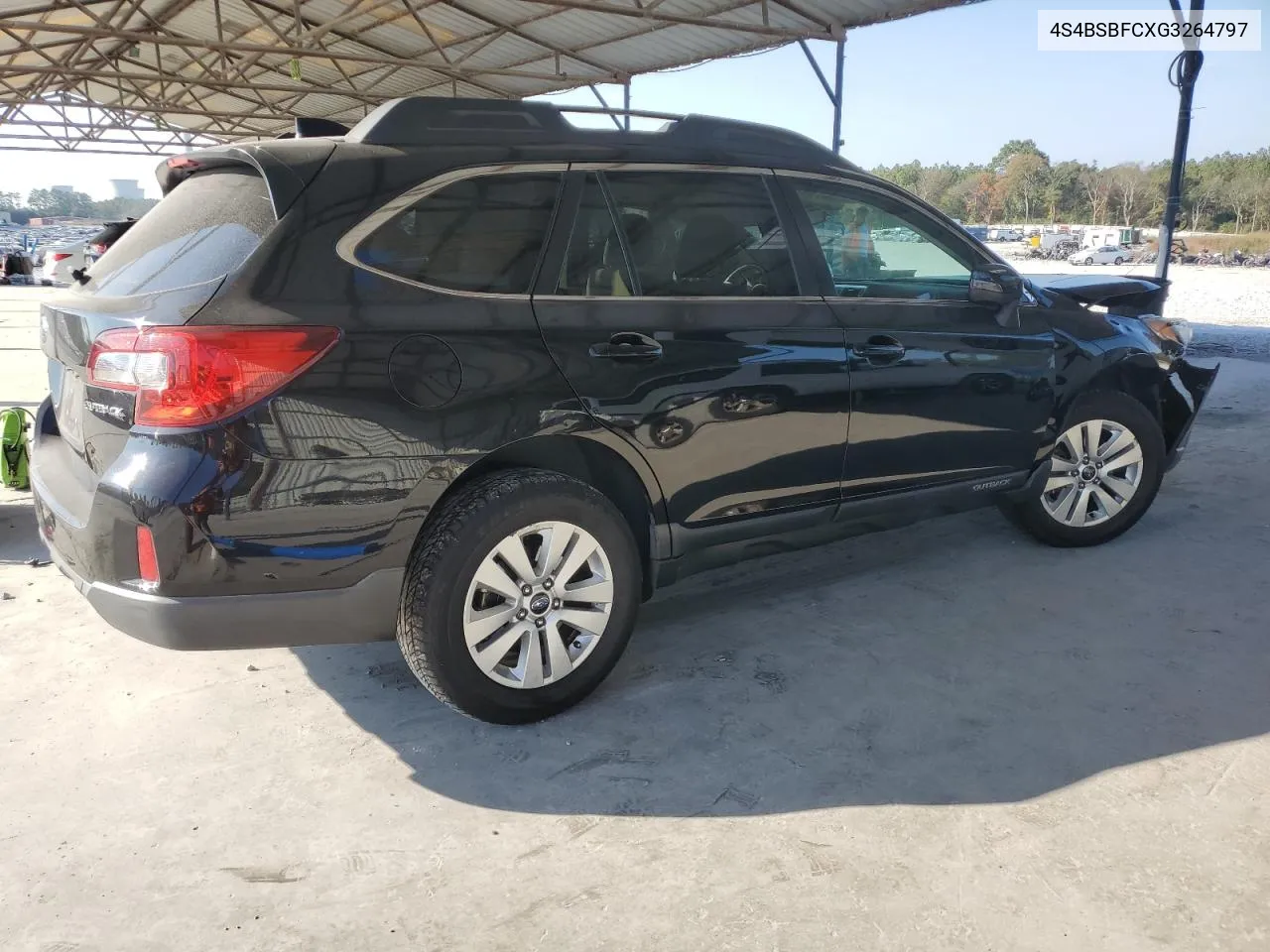 2016 Subaru Outback 2.5I Premium VIN: 4S4BSBFCXG3264797 Lot: 78064984