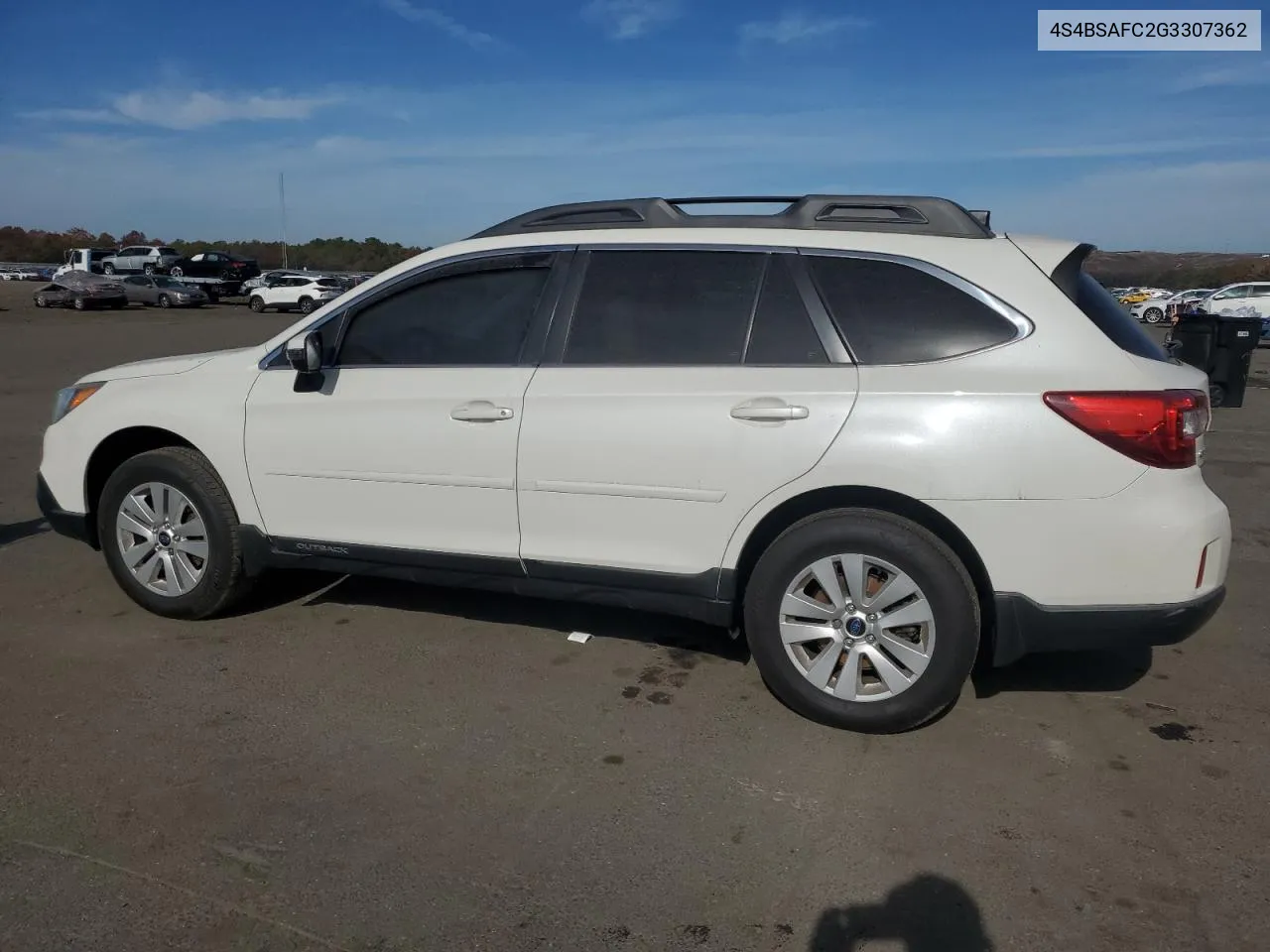 2016 Subaru Outback 2.5I Premium VIN: 4S4BSAFC2G3307362 Lot: 78640024