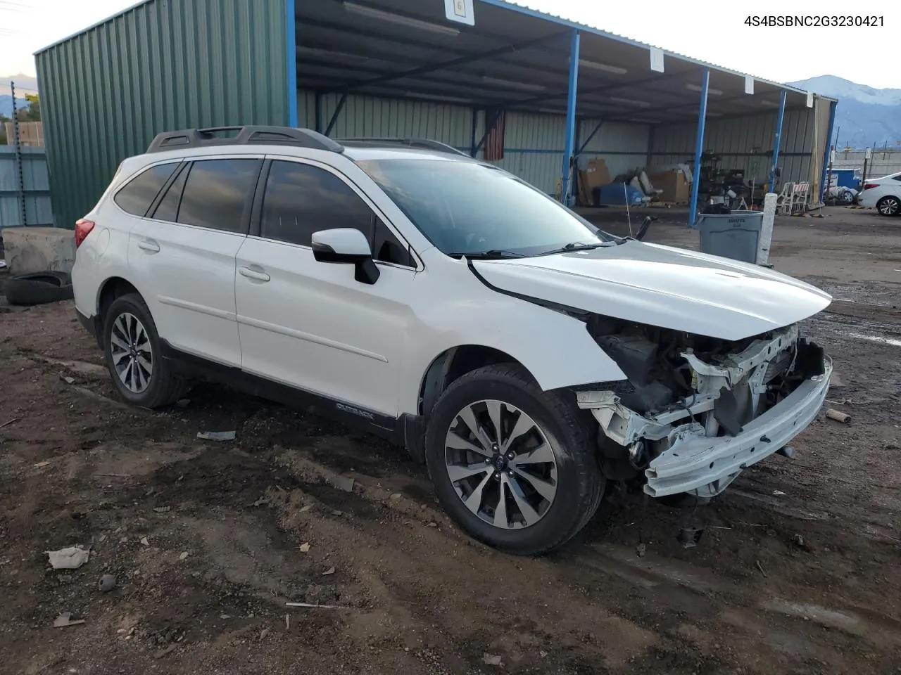 2016 Subaru Outback 2.5I Limited VIN: 4S4BSBNC2G3230421 Lot: 78936014