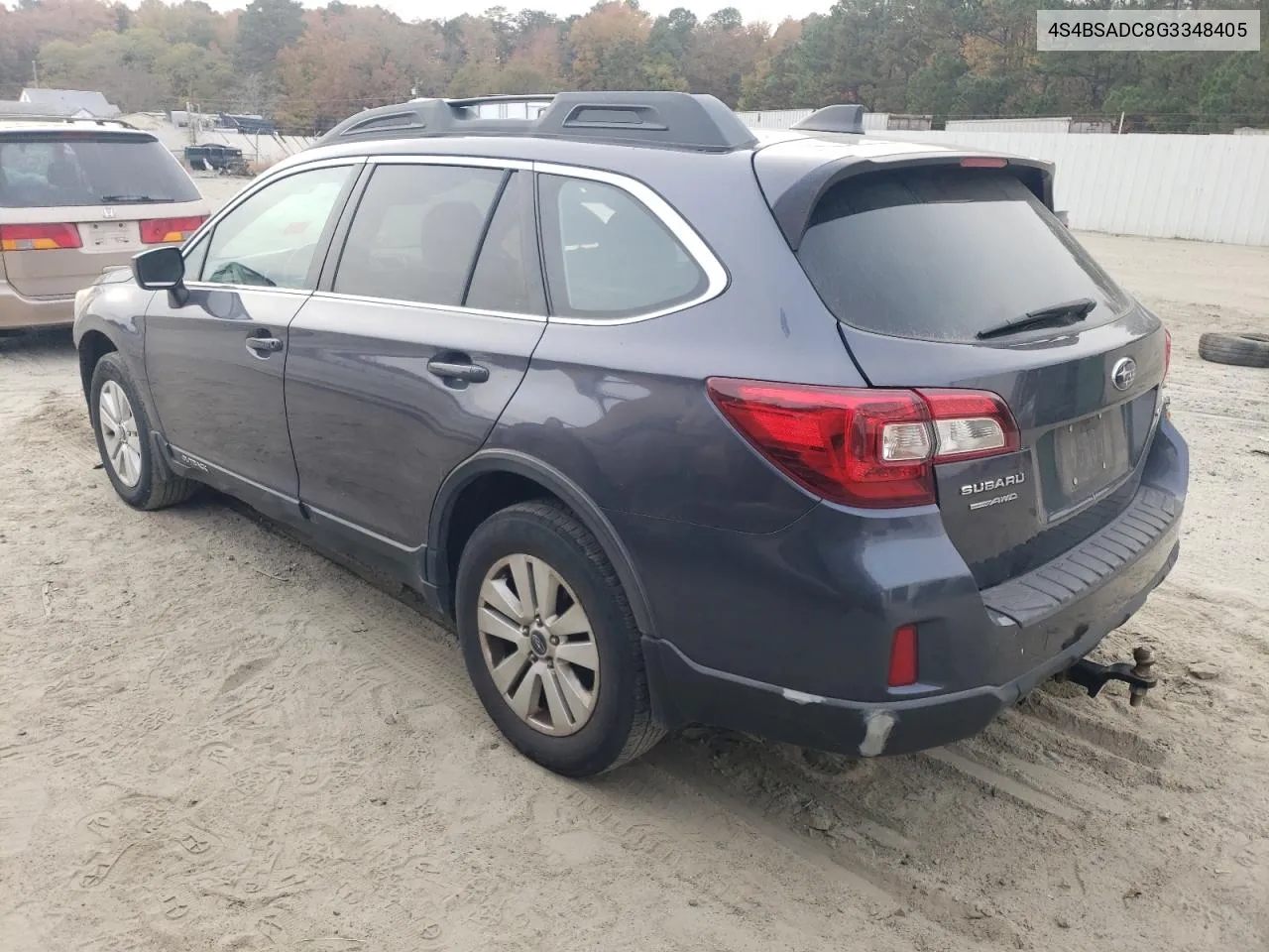 2016 Subaru Outback 2.5I Premium VIN: 4S4BSADC8G3348405 Lot: 79140514