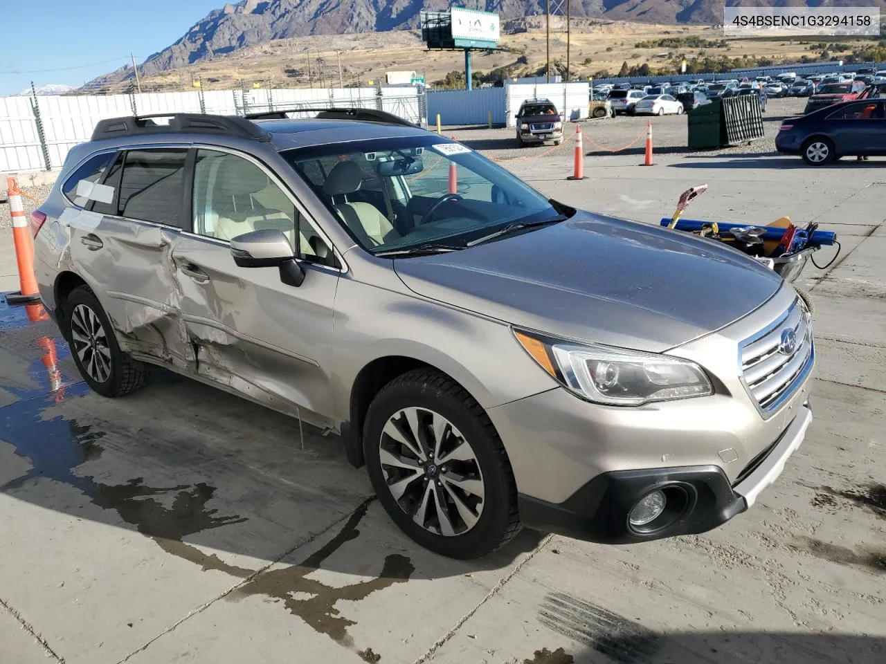 2016 Subaru Outback 3.6R Limited VIN: 4S4BSENC1G3294158 Lot: 79561524