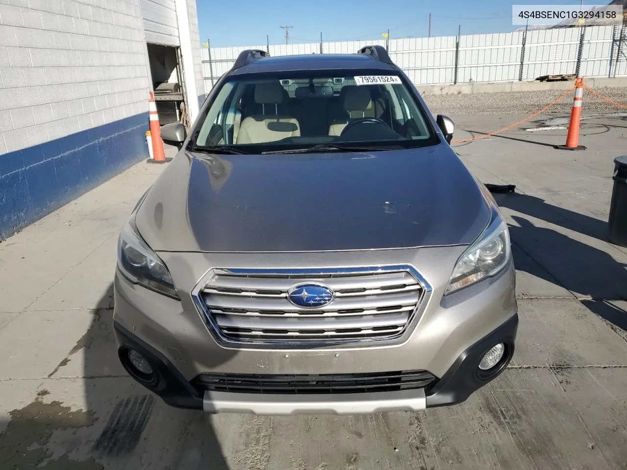 2016 Subaru Outback 3.6R Limited VIN: 4S4BSENC1G3294158 Lot: 79561524