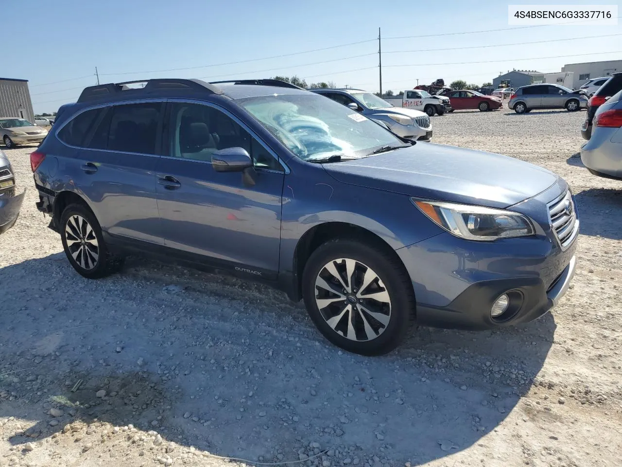 2016 Subaru Outback 3.6R Limited VIN: 4S4BSENC6G3337716 Lot: 80081504