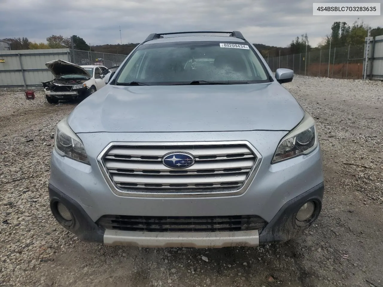 2016 Subaru Outback 2.5I Limited VIN: 4S4BSBLC7G3283635 Lot: 80209434