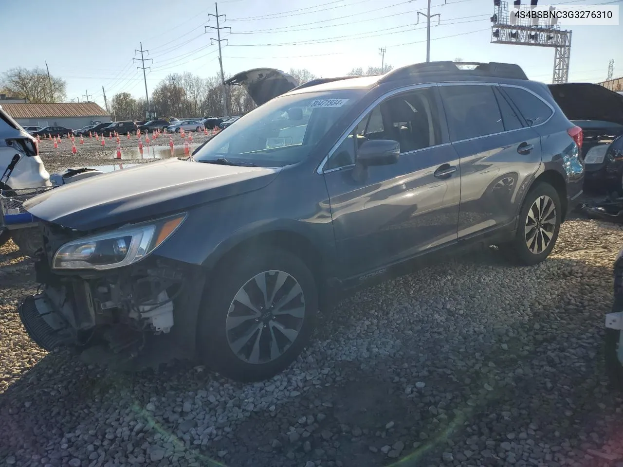 2016 Subaru Outback 2.5I Limited VIN: 4S4BSBNC3G3276310 Lot: 80471934