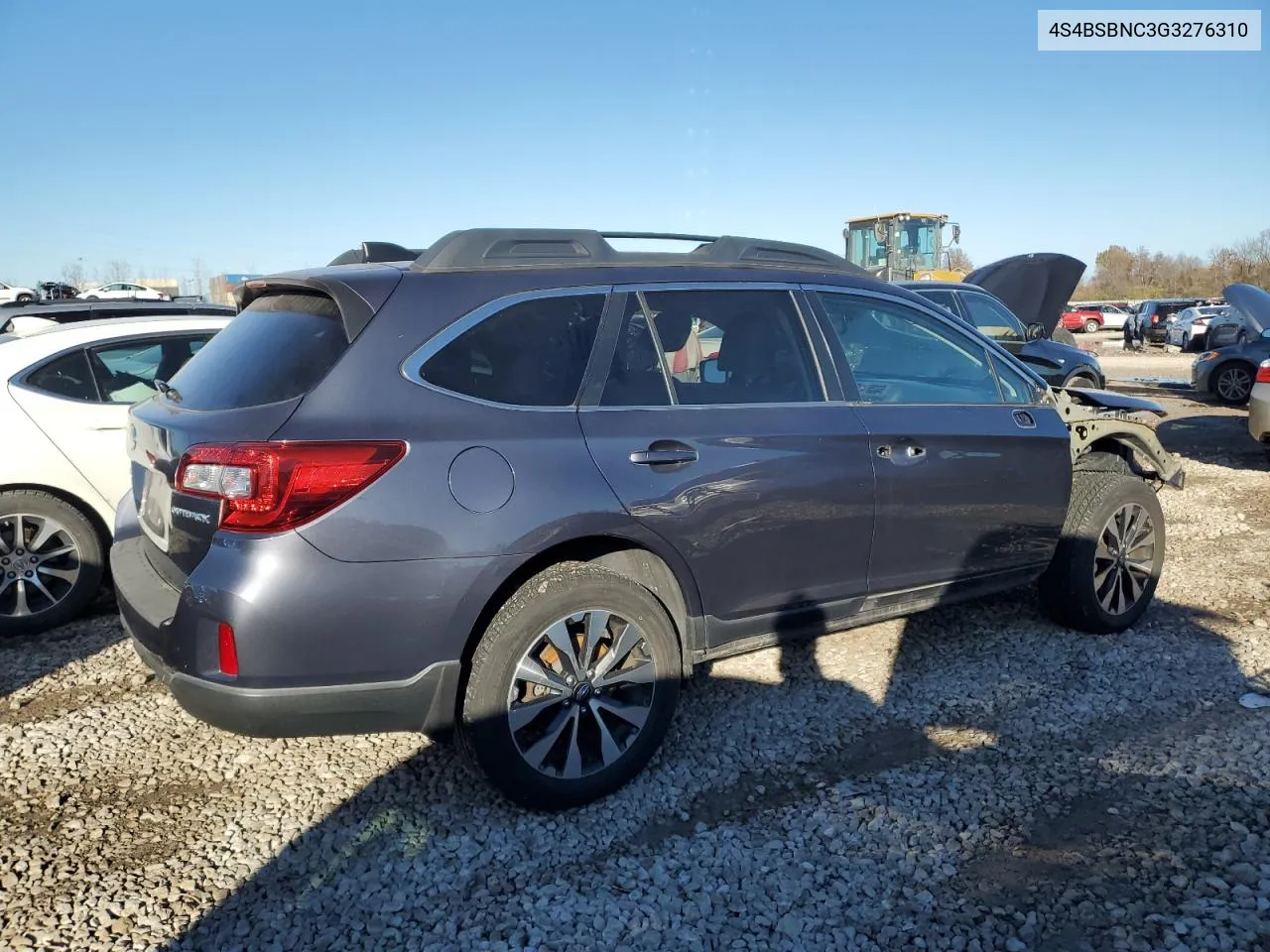 2016 Subaru Outback 2.5I Limited VIN: 4S4BSBNC3G3276310 Lot: 80471934