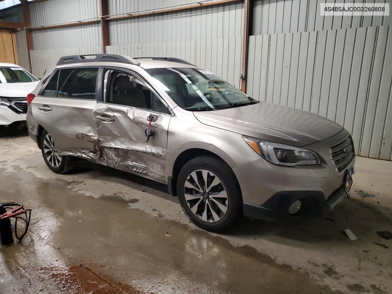 2016 Subaru Outback 2.5I Limited VIN: 4S4BSAJC0G3260808 Lot: 80567014