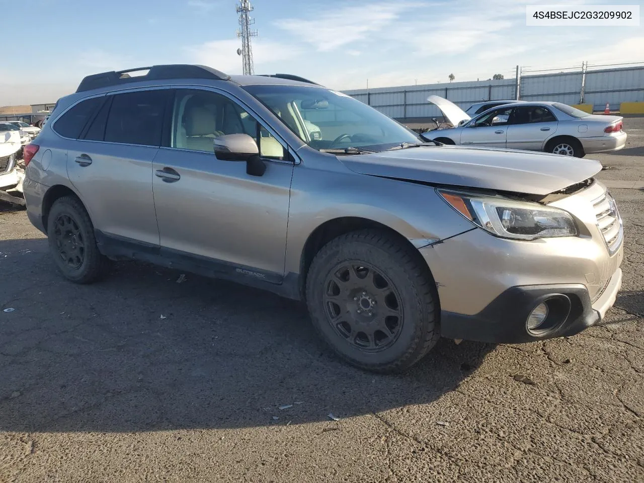 2016 Subaru Outback 3.6R Limited VIN: 4S4BSEJC2G3209902 Lot: 80700534