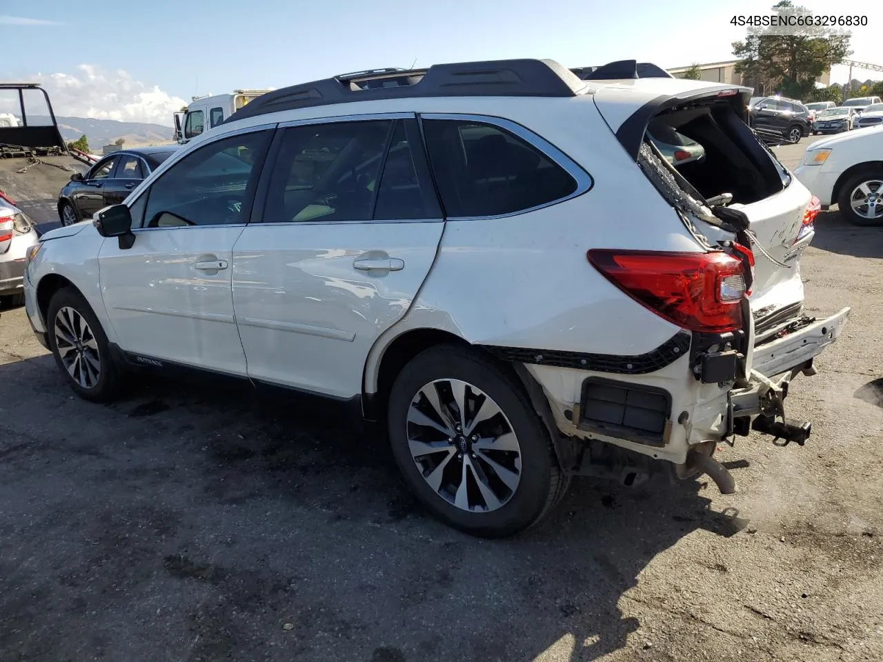 2016 Subaru Outback 3.6R Limited VIN: 4S4BSENC6G3296830 Lot: 80802544