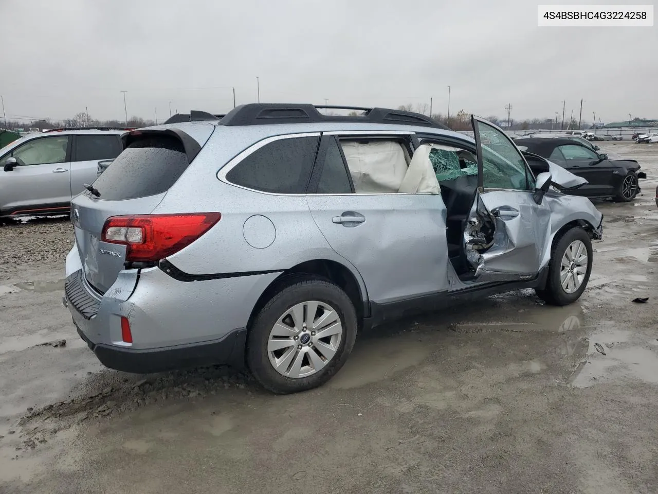 2016 Subaru Outback 2.5I Premium VIN: 4S4BSBHC4G3224258 Lot: 81775053