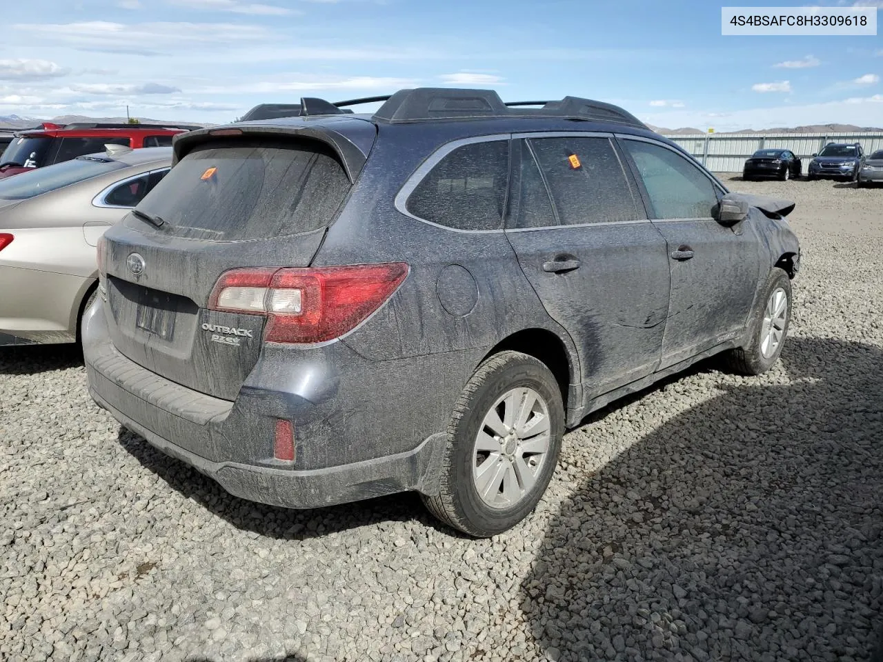 2017 Subaru Outback 2.5I Premium VIN: 4S4BSAFC8H3309618 Lot: 46318984