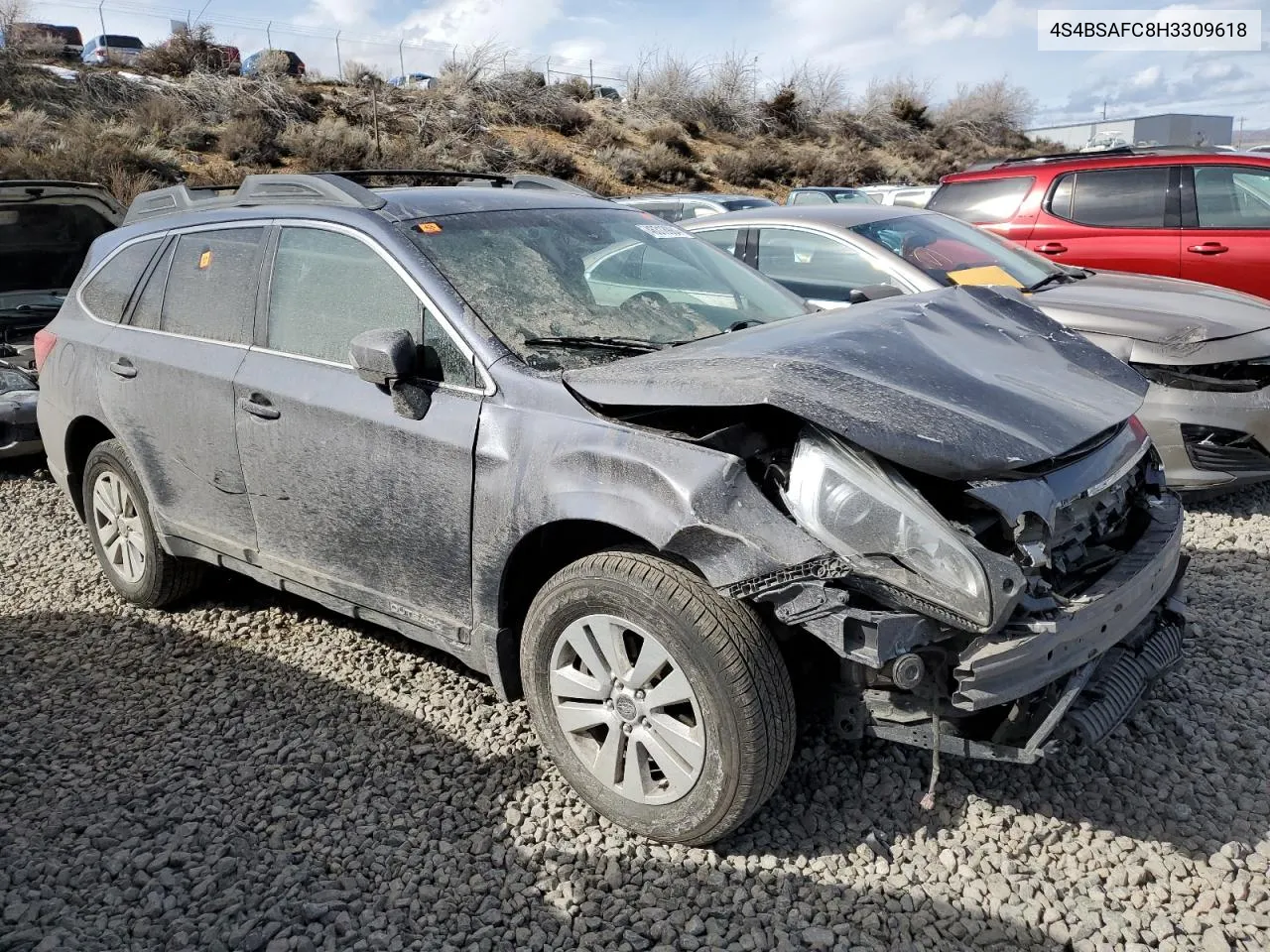 2017 Subaru Outback 2.5I Premium VIN: 4S4BSAFC8H3309618 Lot: 46318984