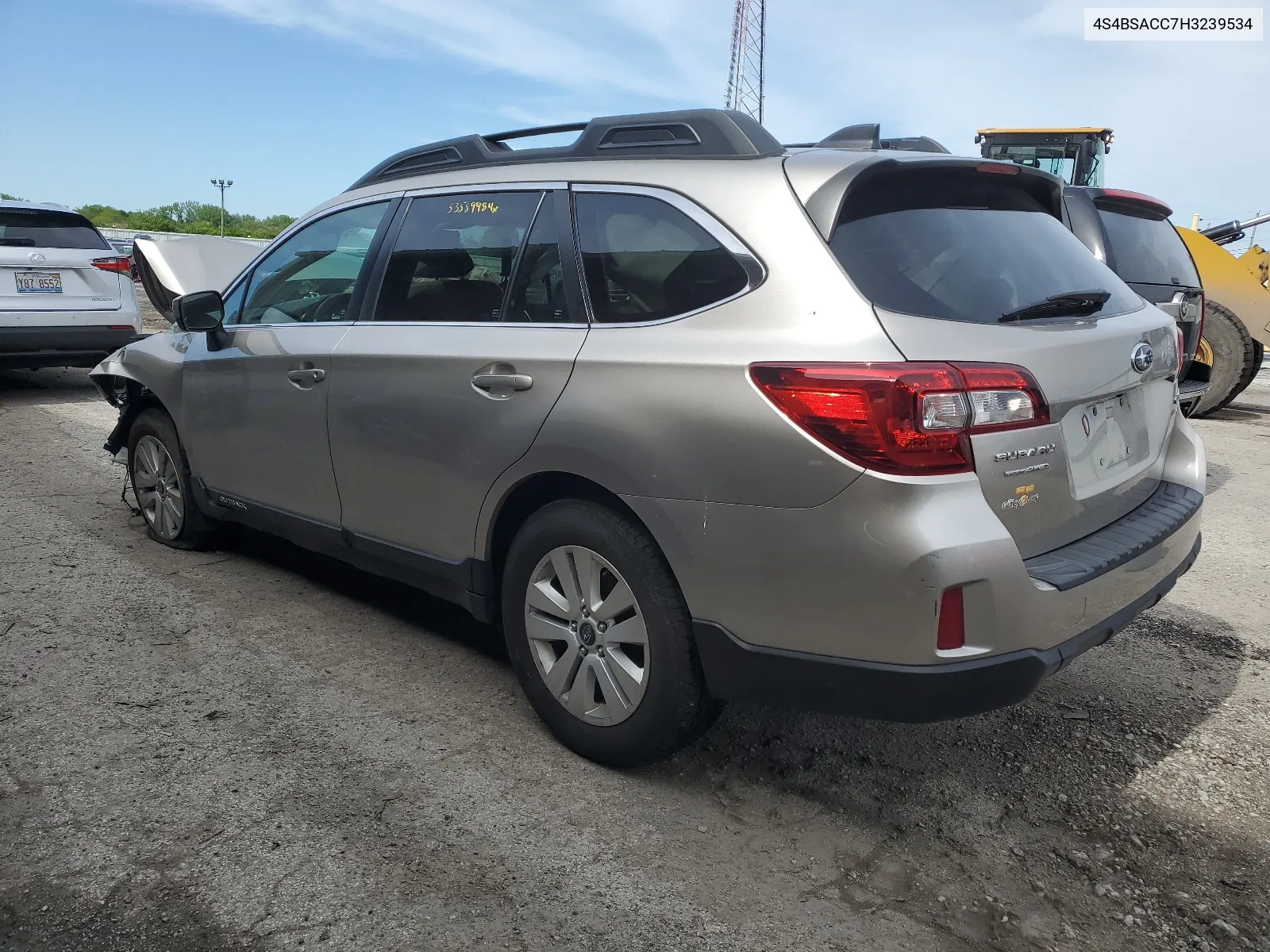 2017 Subaru Outback 2.5I Premium VIN: 4S4BSACC7H3239534 Lot: 53589984