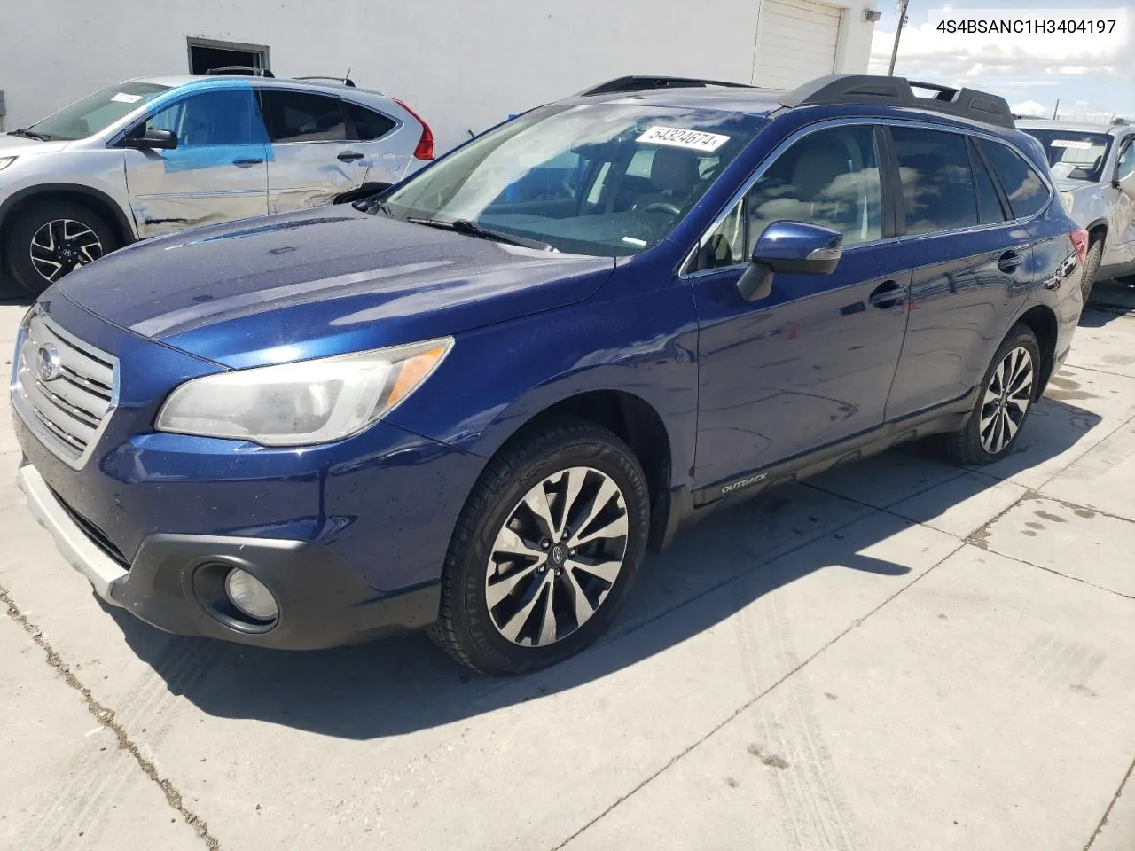 2017 Subaru Outback 2.5I Limited VIN: 4S4BSANC1H3404197 Lot: 54324674