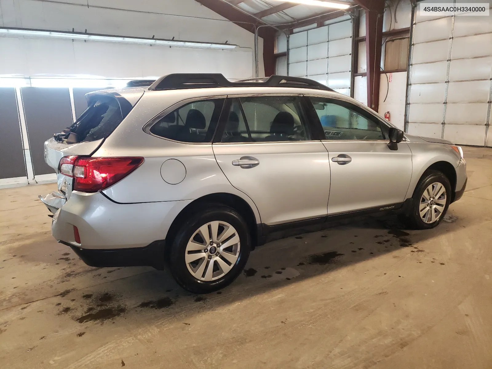 2017 Subaru Outback 2.5I VIN: 4S4BSAAC0H3340000 Lot: 54906564