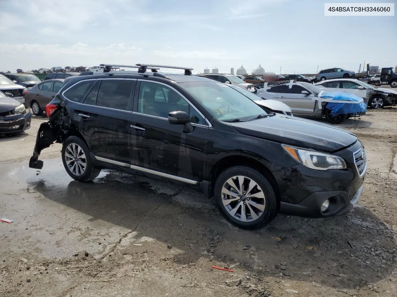 2017 Subaru Outback Touring VIN: 4S4BSATC8H3346060 Lot: 55679134