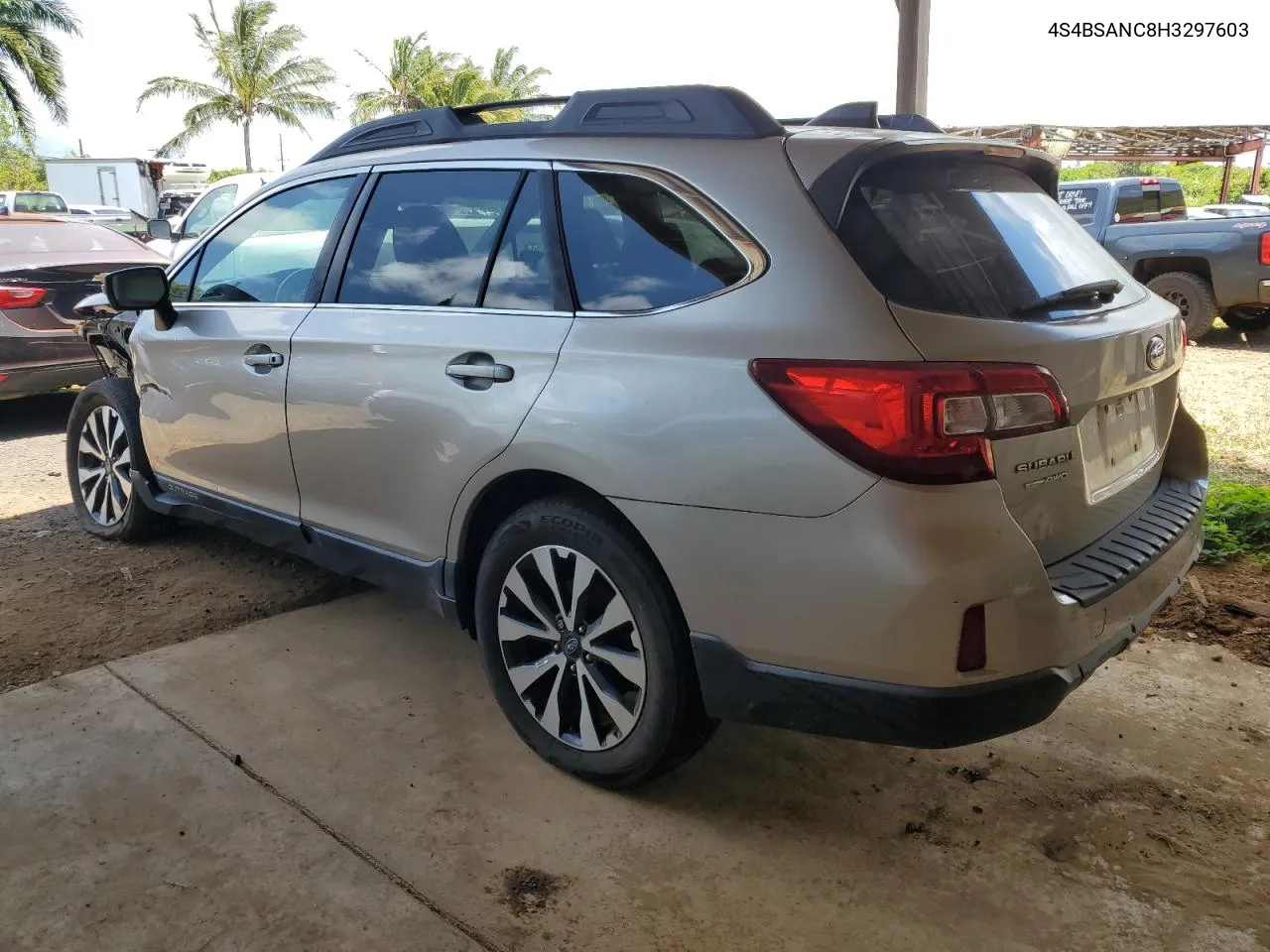 4S4BSANC8H3297603 2017 Subaru Outback 2.5I Limited