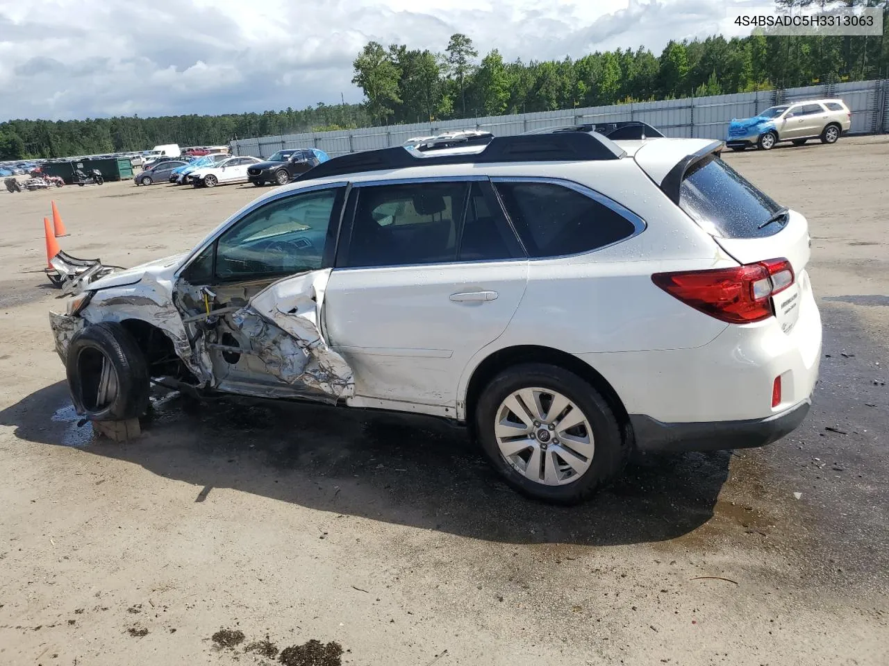 2017 Subaru Outback 2.5I Premium VIN: 4S4BSADC5H3313063 Lot: 59908564