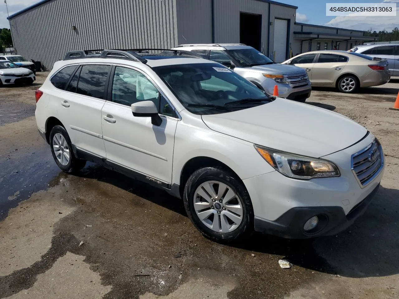 2017 Subaru Outback 2.5I Premium VIN: 4S4BSADC5H3313063 Lot: 59908564