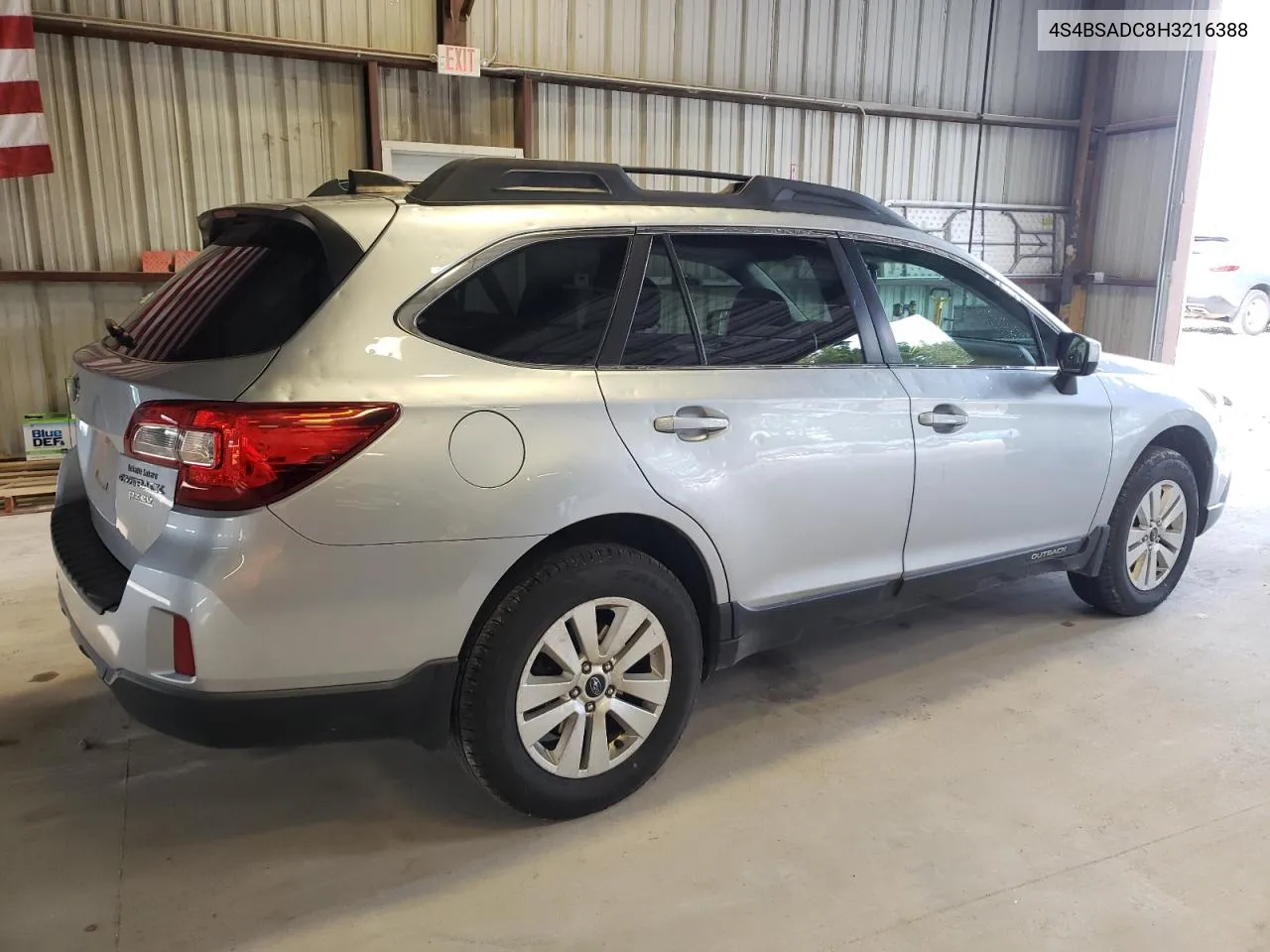 2017 Subaru Outback 2.5I Premium VIN: 4S4BSADC8H3216388 Lot: 61721864