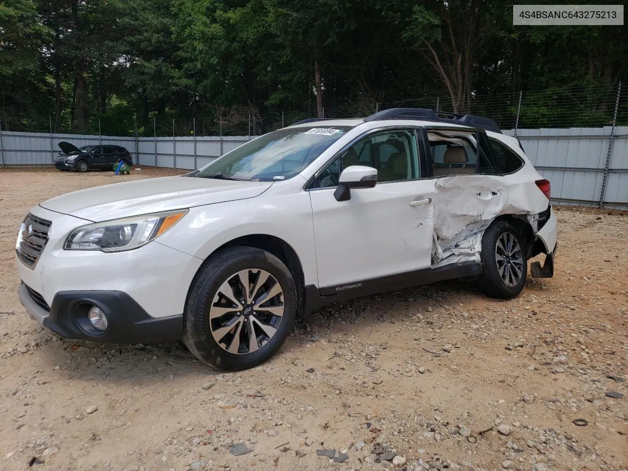 2017 Subaru Outback Li VIN: 4S4BSANC643275213 Lot: 61856694