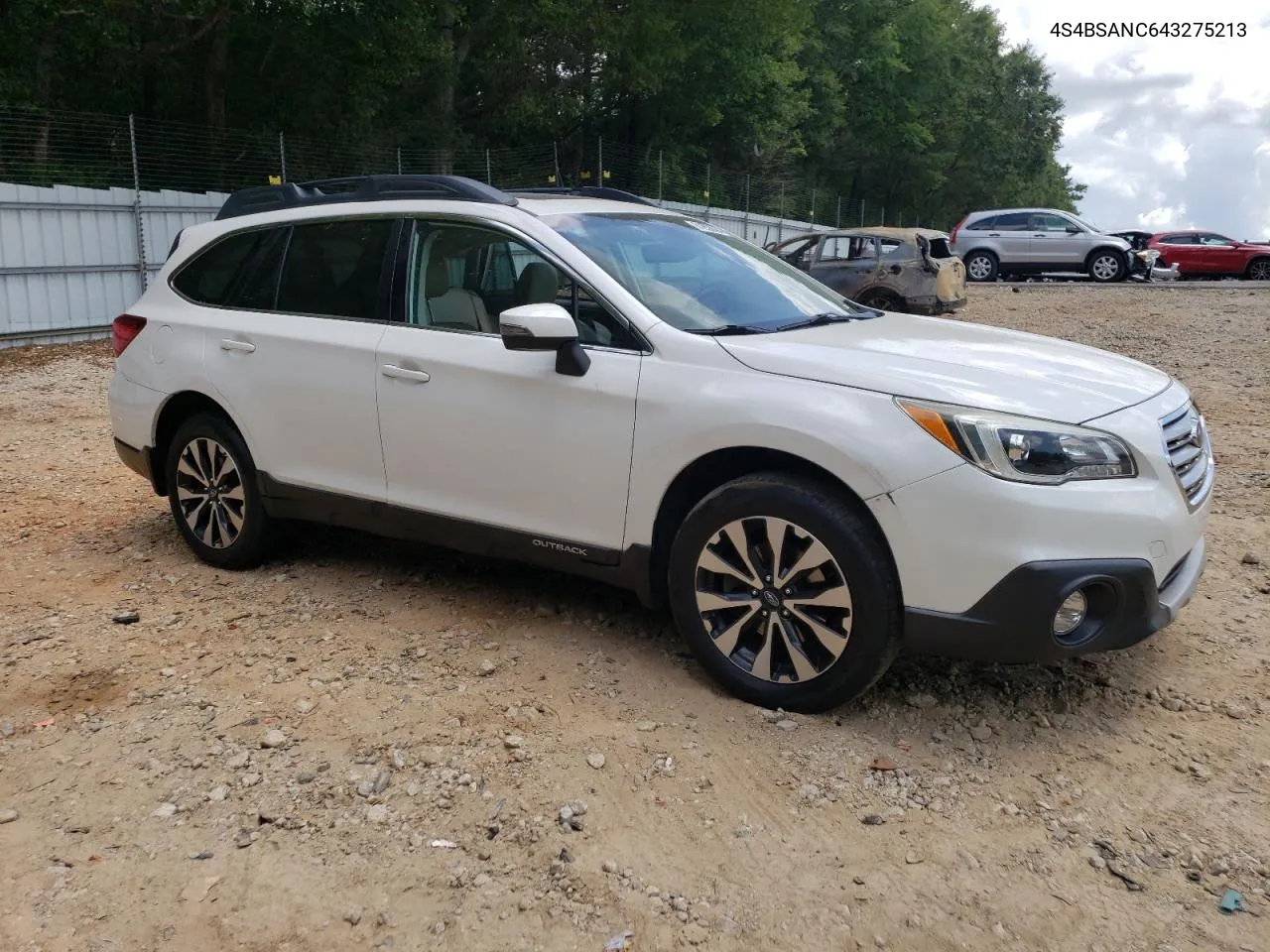 2017 Subaru Outback Li VIN: 4S4BSANC643275213 Lot: 61856694