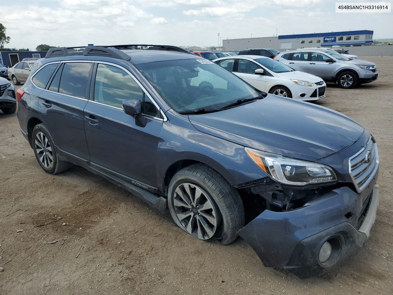 4S4BSANC1H3316914 2017 Subaru Outback 2.5I Limited