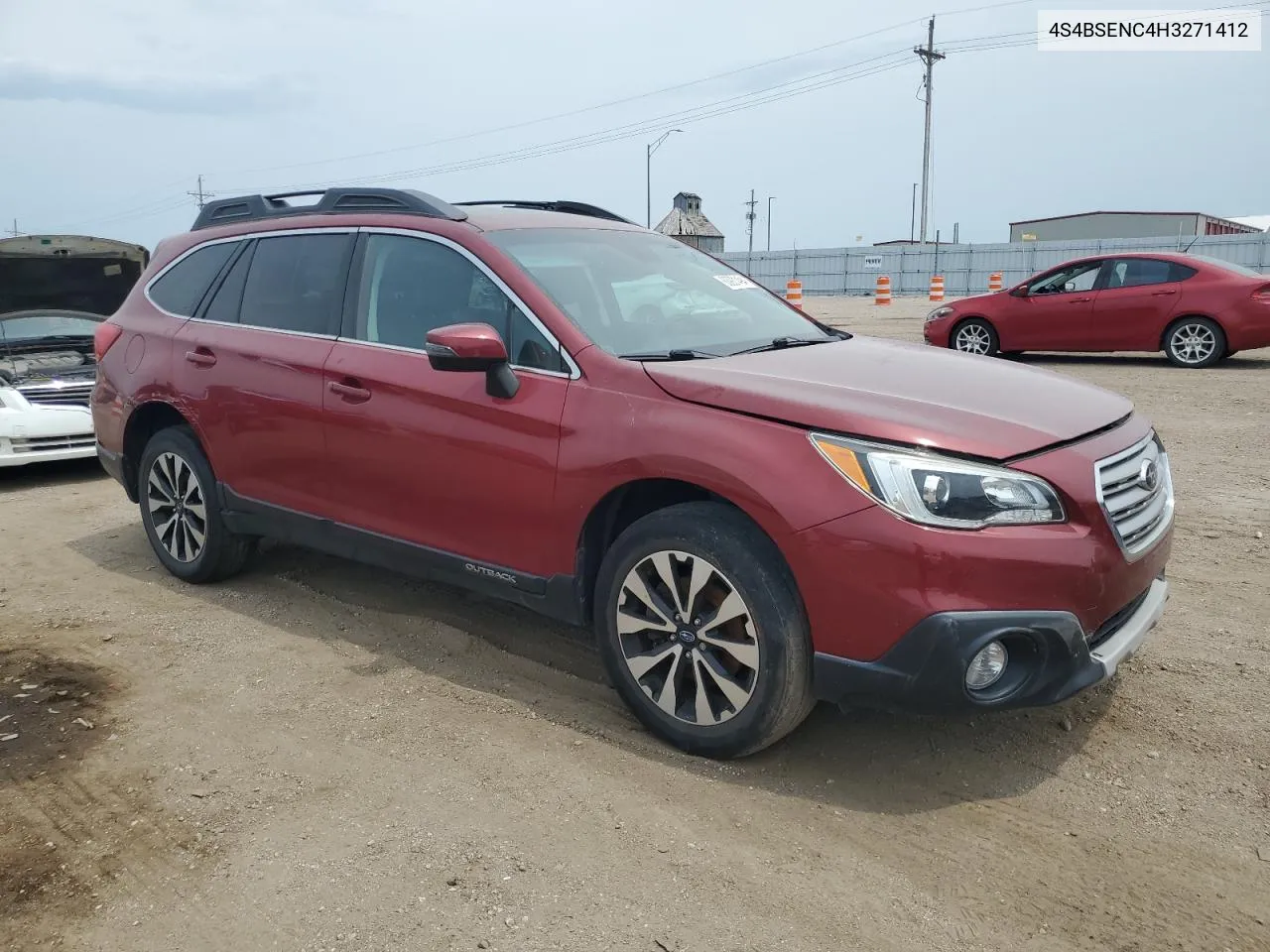 2017 Subaru Outback 3.6R Limited VIN: 4S4BSENC4H3271412 Lot: 63921494