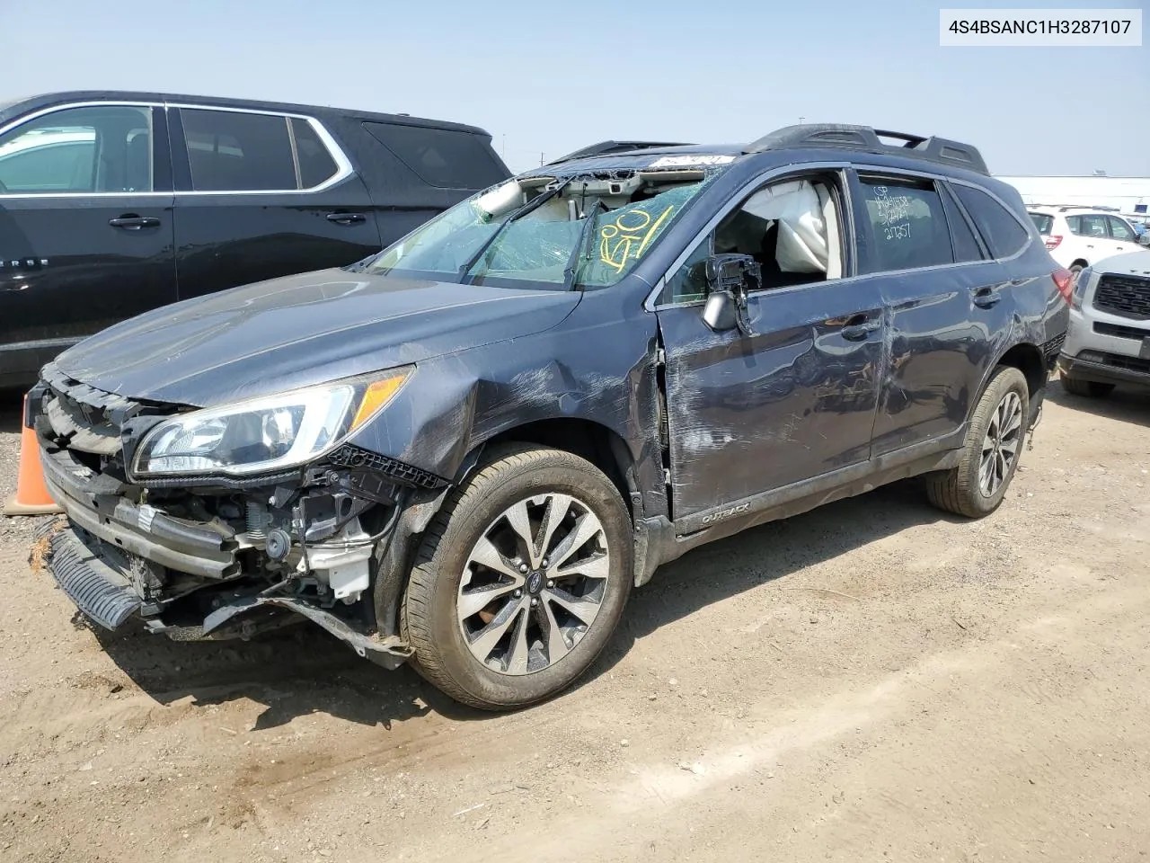 2017 Subaru Outback 2.5I Limited VIN: 4S4BSANC1H3287107 Lot: 64279724