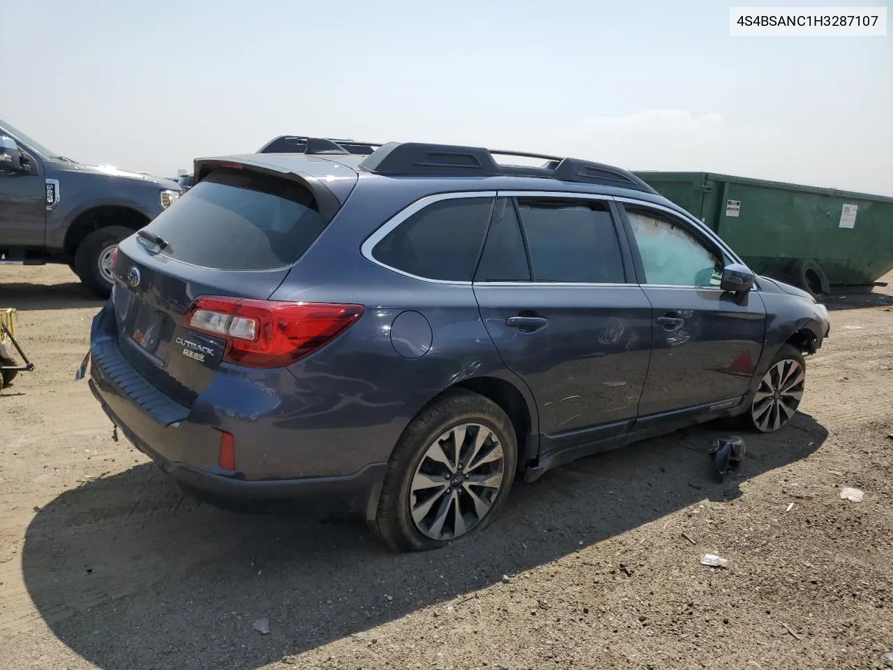 2017 Subaru Outback 2.5I Limited VIN: 4S4BSANC1H3287107 Lot: 64279724