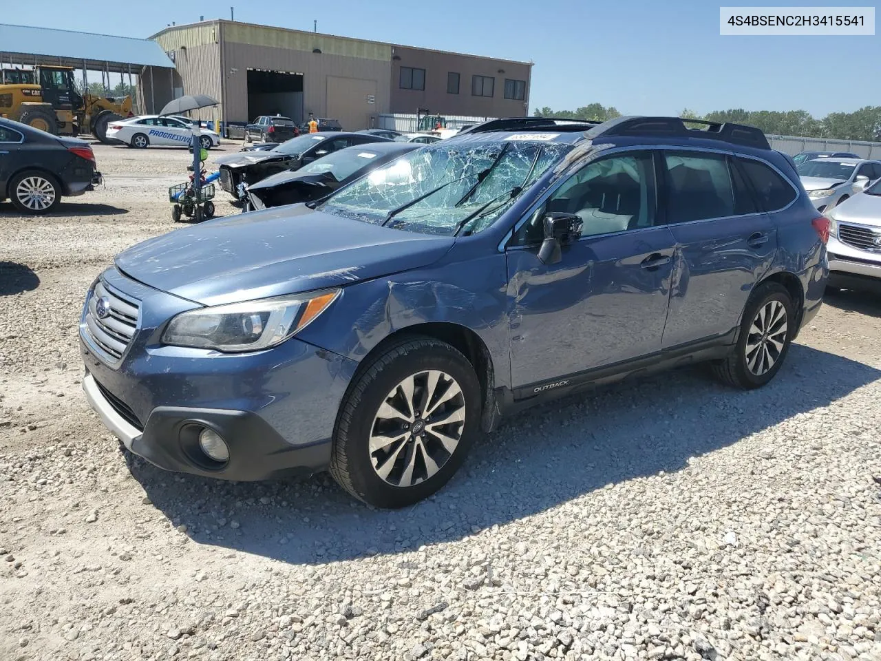 2017 Subaru Outback 3.6R Limited VIN: 4S4BSENC2H3415541 Lot: 65671694