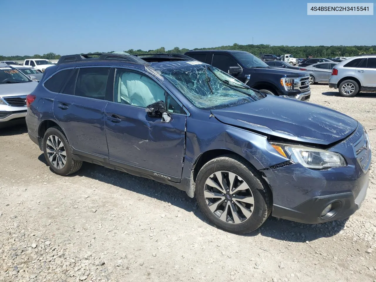 2017 Subaru Outback 3.6R Limited VIN: 4S4BSENC2H3415541 Lot: 65671694