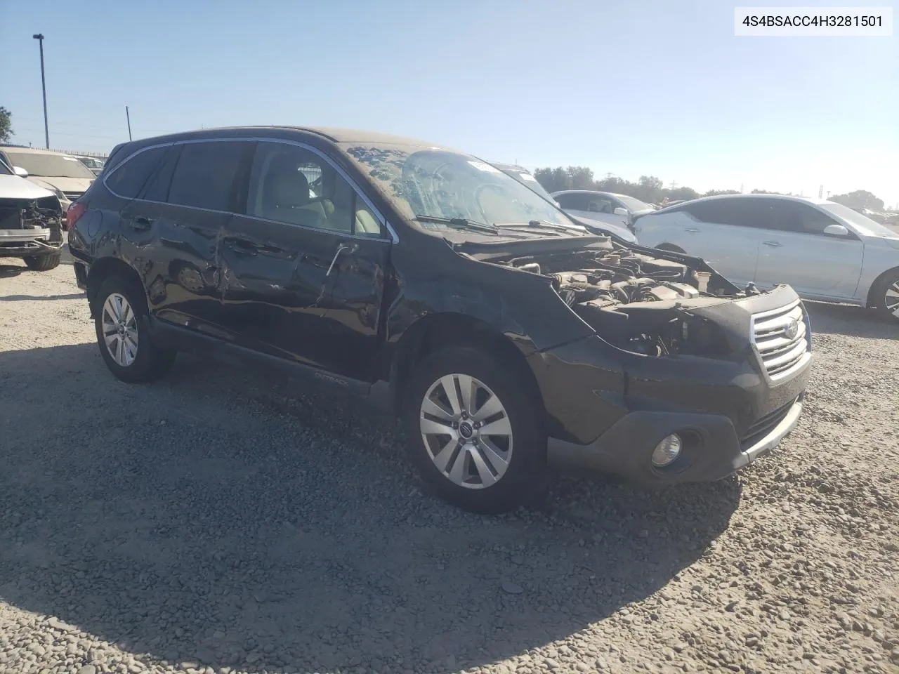 2017 Subaru Outback 2.5I Premium VIN: 4S4BSACC4H3281501 Lot: 66926714