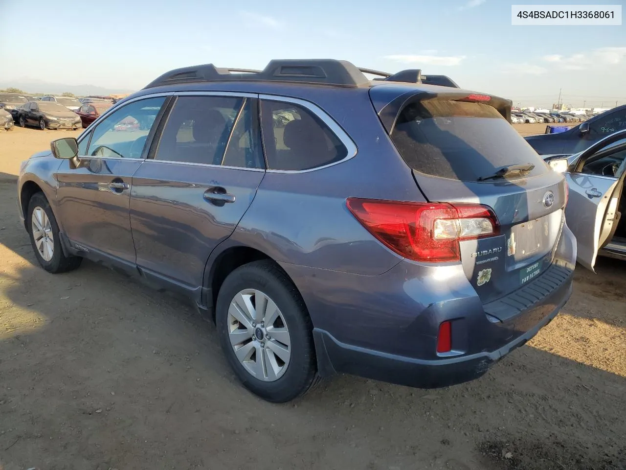 4S4BSADC1H3368061 2017 Subaru Outback 2.5I Premium