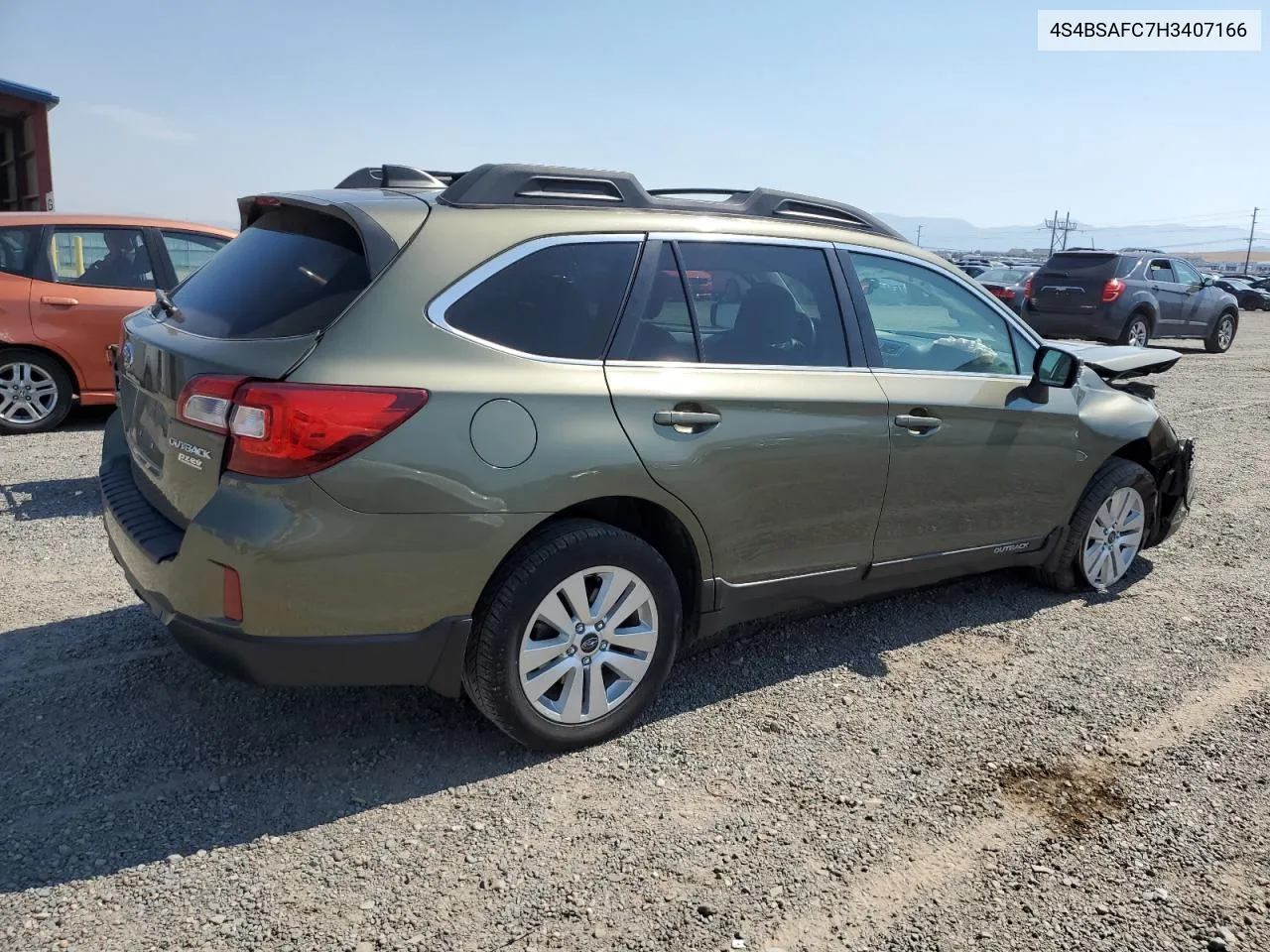 2017 Subaru Outback 2.5I Premium VIN: 4S4BSAFC7H3407166 Lot: 68168524