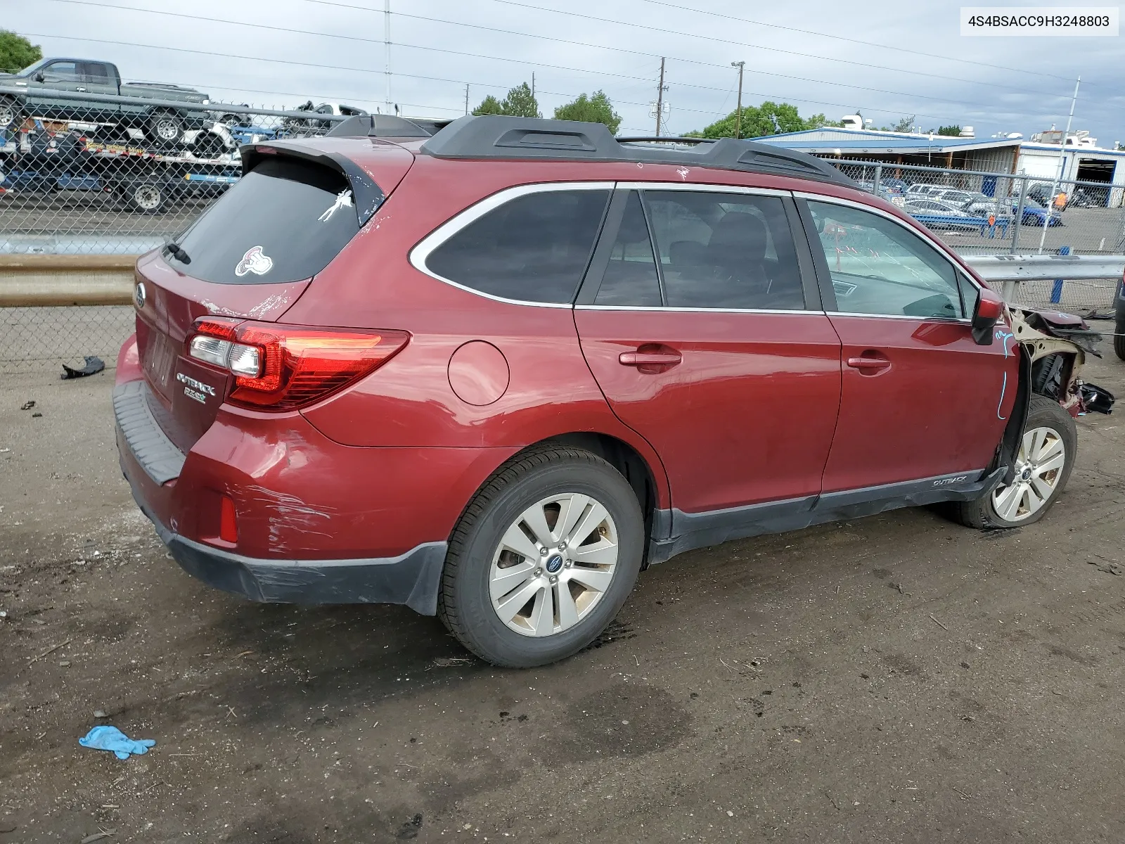 2017 Subaru Outback 2.5I Premium VIN: 4S4BSACC9H3248803 Lot: 68329774