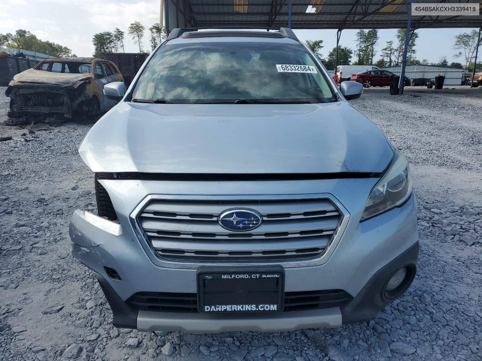 2017 Subaru Outback 2.5I Limited VIN: 4S4BSAKCXH3339418 Lot: 68332684