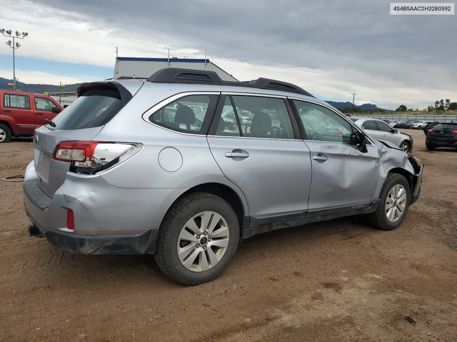 2017 Subaru Outback 2.5I VIN: 4S4BSAAC2H3280592 Lot: 68346334