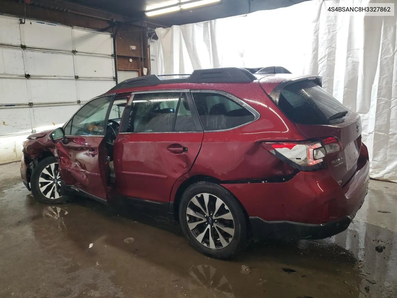 4S4BSANC8H3327862 2017 Subaru Outback 2.5I Limited